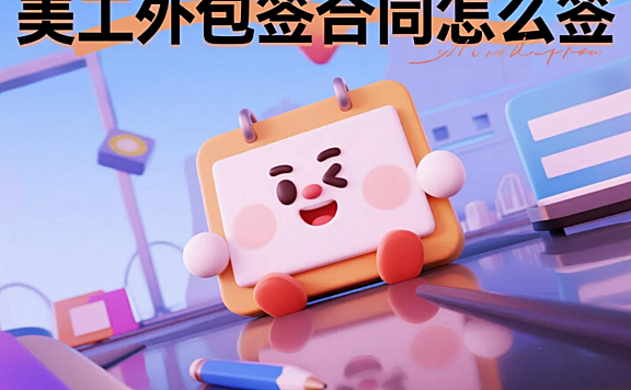 美工外包签合同怎么签?7个必加条款+3类坑规避,再也不怕扯皮
