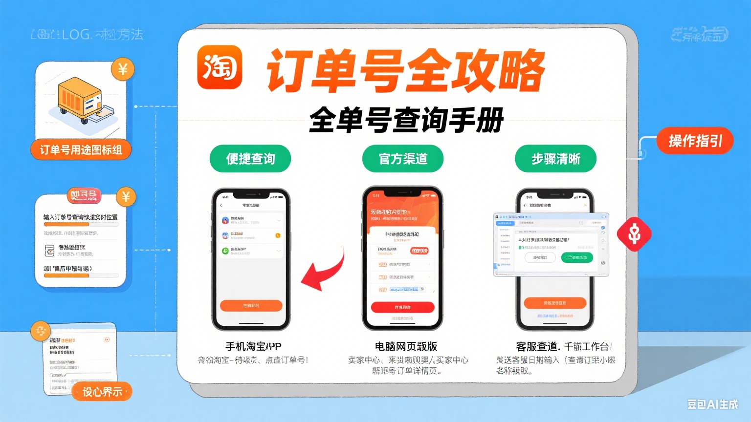 淘宝订单号怎么查?用途 + 全场景方法 + 异常解决