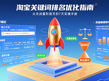 淘宝关键词排名怎么优化？从无流量到首页的实操指南