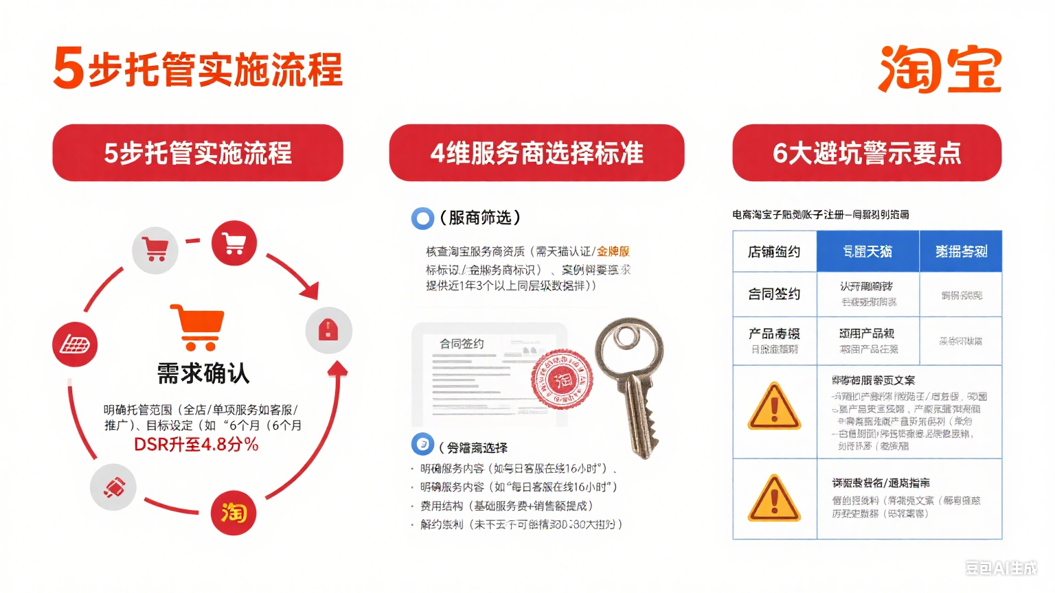 淘宝网店铺托管怎么弄?流程 + 选择 + 避坑指南