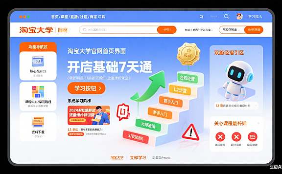 淘宝大学官网怎么用？卖家系统学习 + 避坑指南