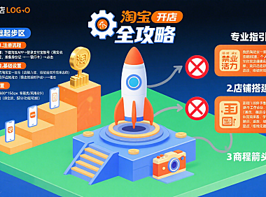 淘宝网店怎么开？从 0 到 1 起步 + 运营避坑全攻略