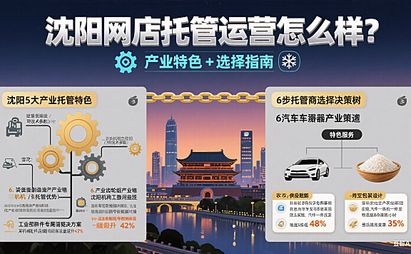 沈阳网店托管运营怎么样？产业特色 + 选择指南