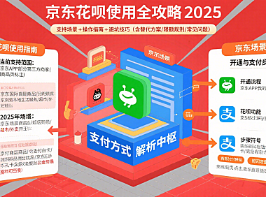京东可以用花呗吗？使用场景 + 操作步骤 + 避坑全攻略（2025 版）