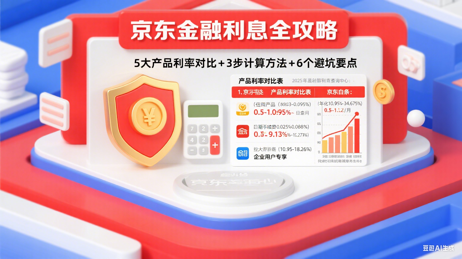 京东金融利息多少?各产品利率计算 + 影响因素 + 避坑攻略