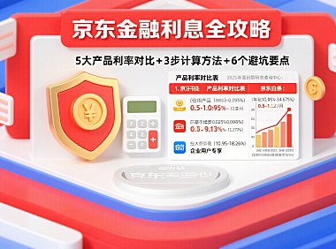 京东金融利息多少？各产品利率计算 + 影响因素 + 避坑攻略