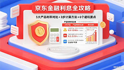 京东金融利息多少？各产品利率计算 + 影响因素 + 避坑攻略