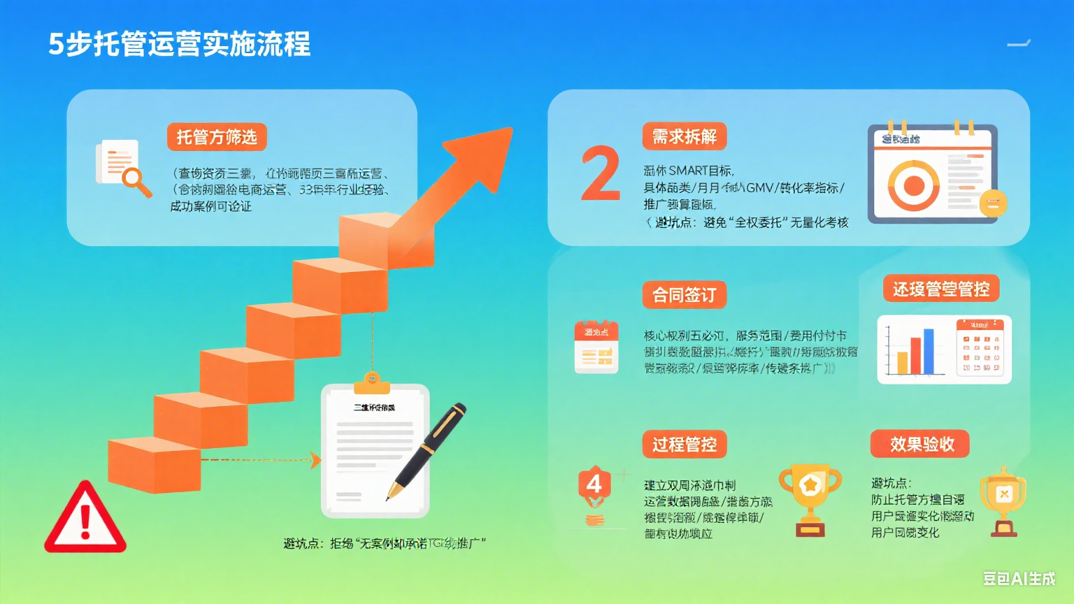 托管运营网店怎么做?5 步走 + 避坑技巧