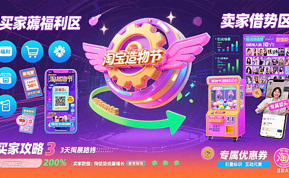 淘宝造物节怎么玩？买家逛展薅福利 + 卖家借势指南