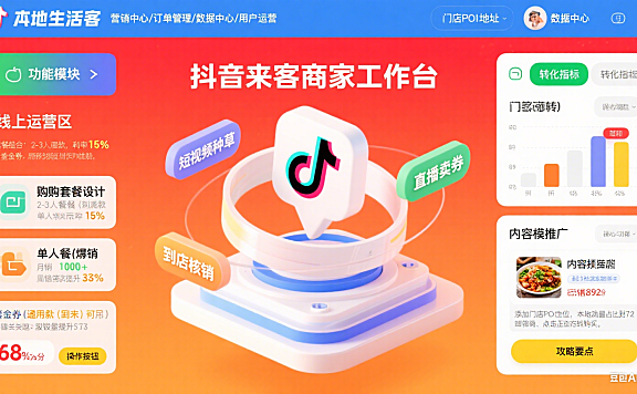 抖音来客怎么用？本地商家线上运营 + 到店转化全攻略