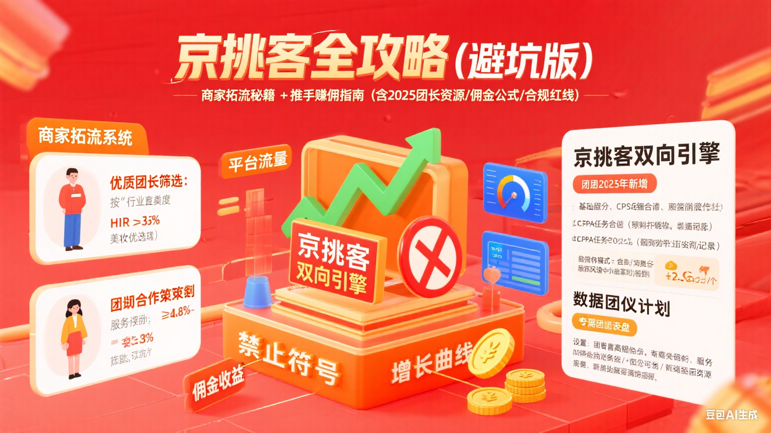 京挑客怎么玩?商家拓流 + 推手赚佣全攻略(避坑版)