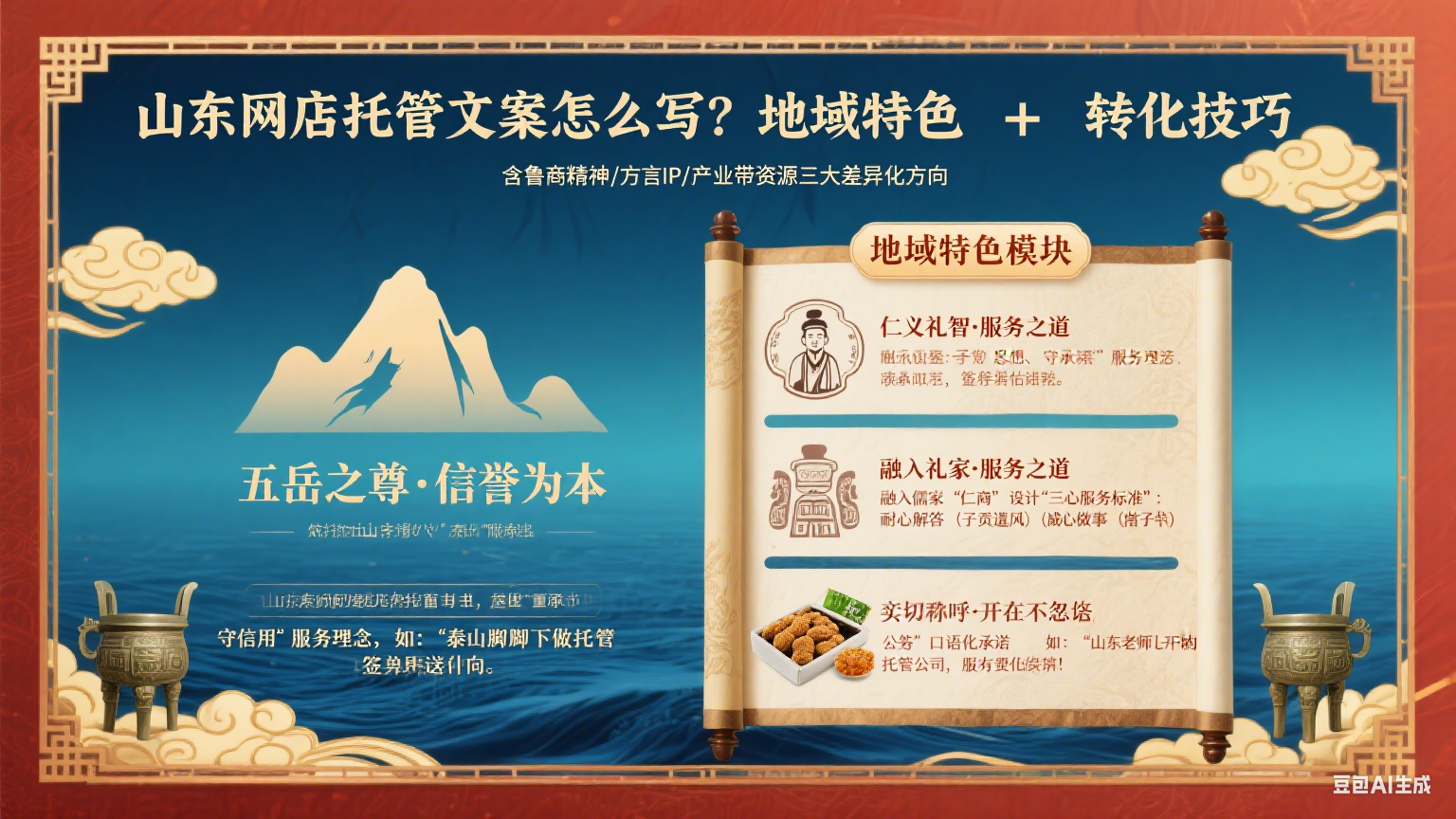 山东网店托管文案怎么写?地域特色 + 转化技巧