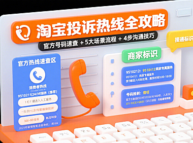 淘宝投诉热线怎么打？官方号码 + 场景适配 + 高效维权攻略