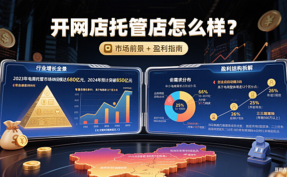 开网店托管店怎么样?市场前景 + 盈利指南