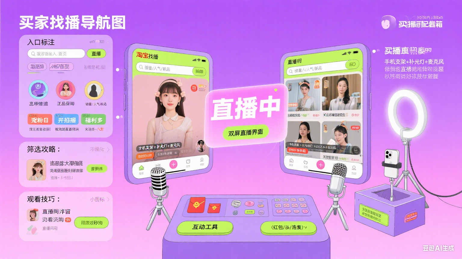 淘宝直播入口在哪?买家找播 + 卖家开播全指南