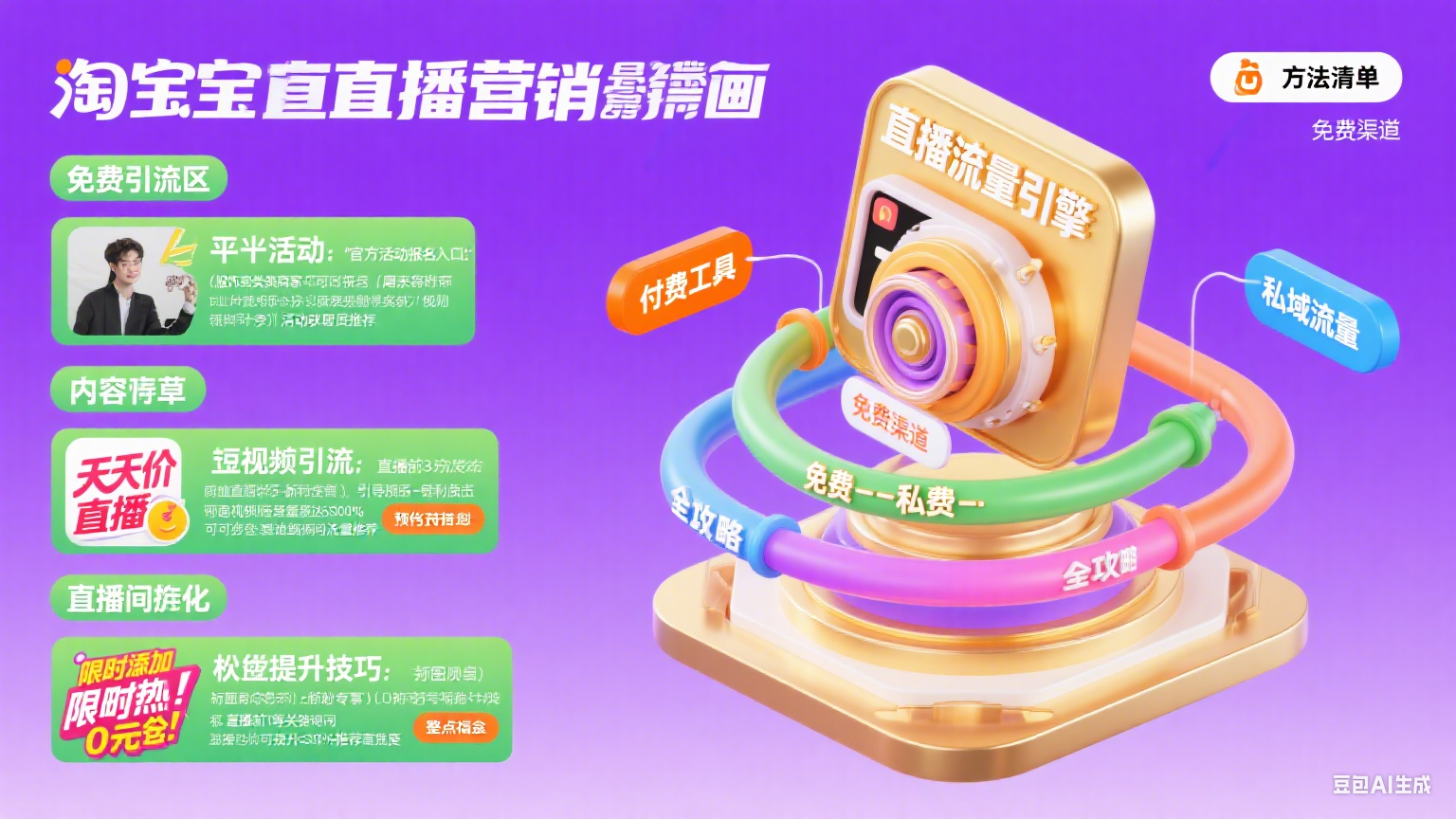 淘宝直播怎么推广引流
