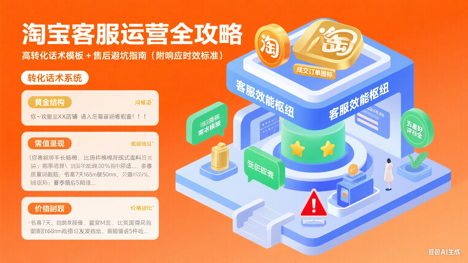 淘宝客服怎么运营?高转化话术 + 售后避坑全攻略