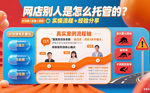 网店别人是怎么托管的？实操流程 + 经验分享