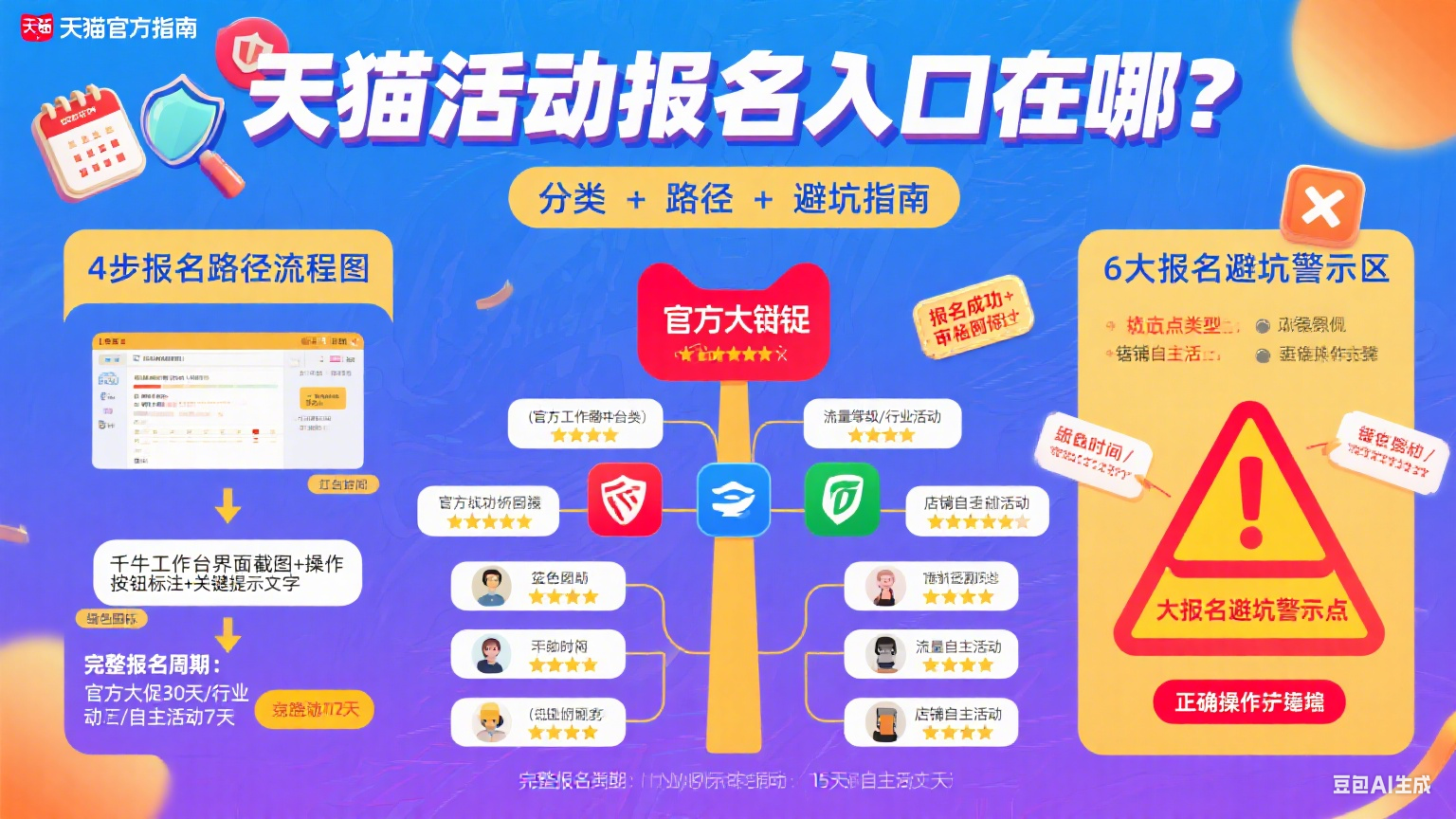 天猫活动报名入口在哪?分类 + 路径 + 避坑指南