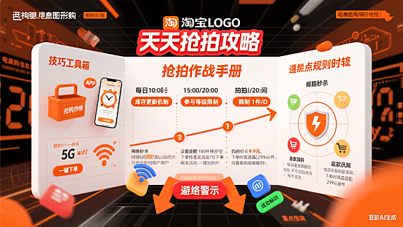 淘宝天天抢拍怎么抢？技巧 + 规则 + 避坑指南