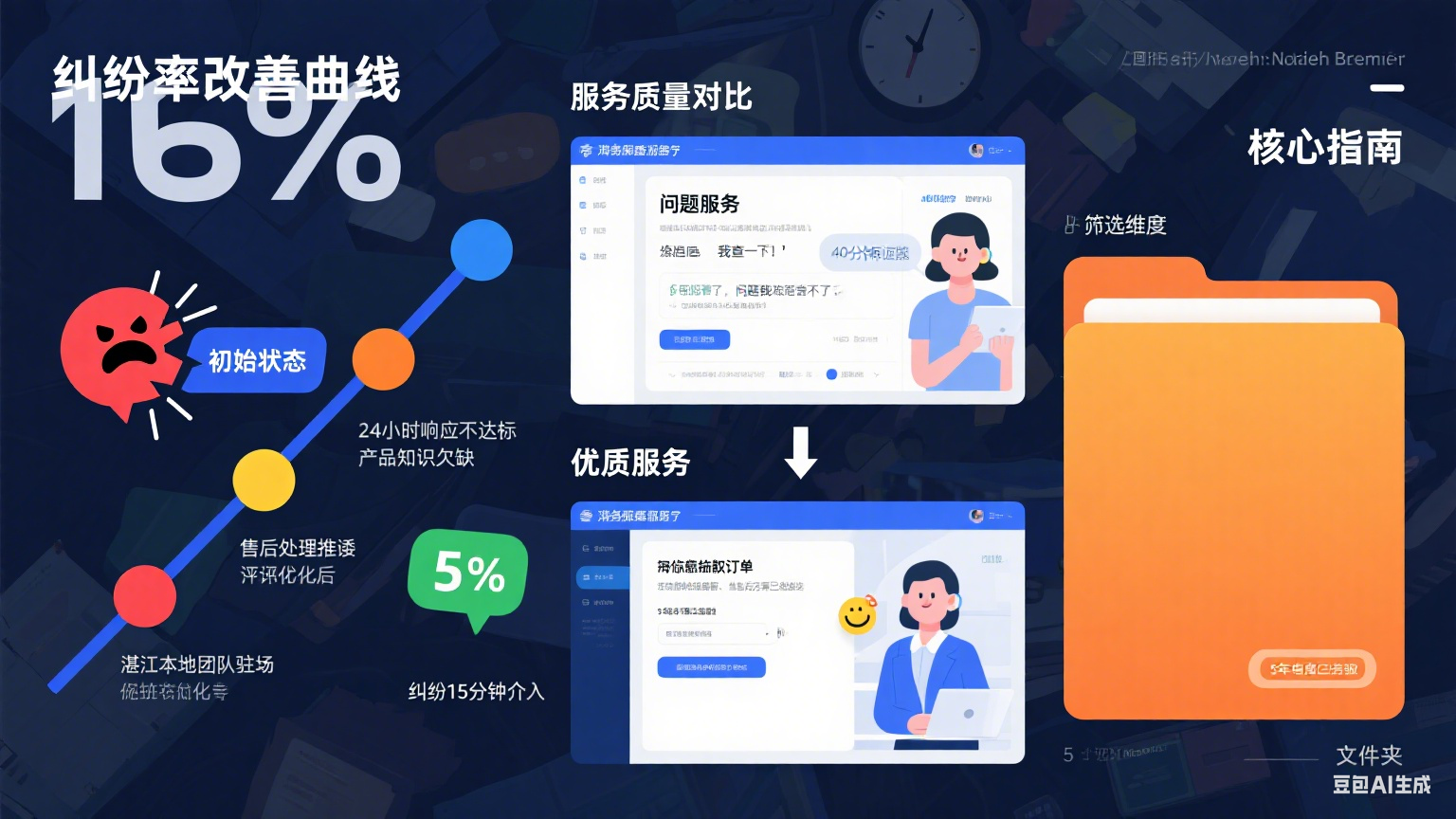 试了 5 家湛江网店托管客服,纠纷率从 17% 降至 5%:指南