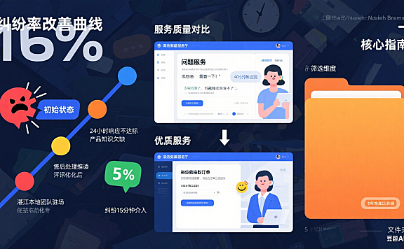 试了 5 家湛江网店托管客服，纠纷率从 17% 降至 5%：指南