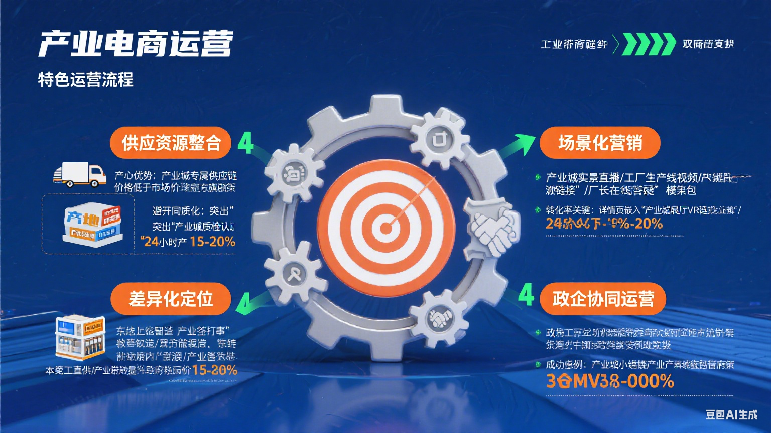 产业城网店托管怎么样做?4 步特色运营指南
