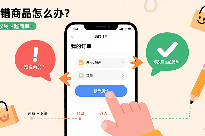拍错商品怎么办?修改属性超简单! – 店托易