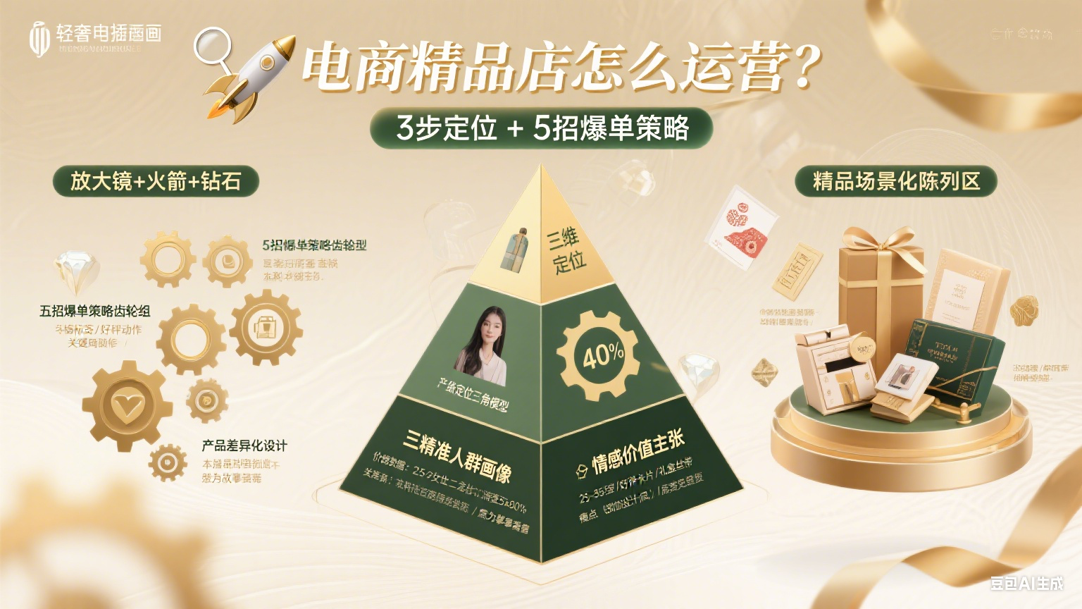 电商精品店怎么运营?3 步定位 + 5 招爆单策略