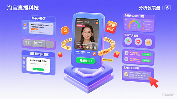 淘宝直播后台怎么用？新手开播 + 数据优化全攻略