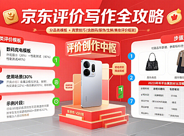京东评价怎么写?分品类模板 + 高赞技巧全攻略