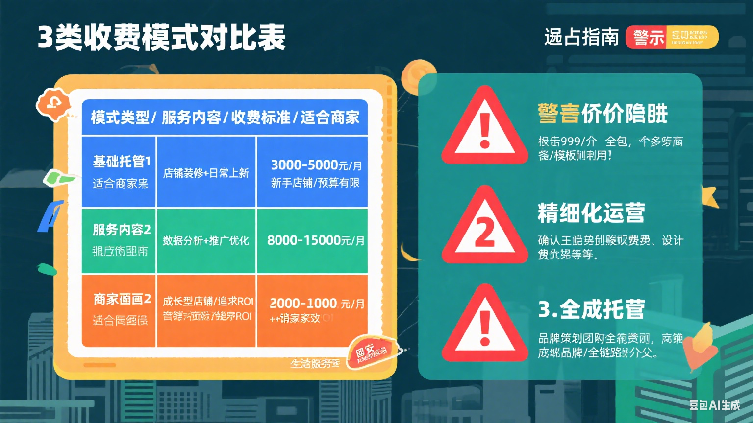 固安淘宝网店托管怎么收费?3 类模式 + 避坑指南