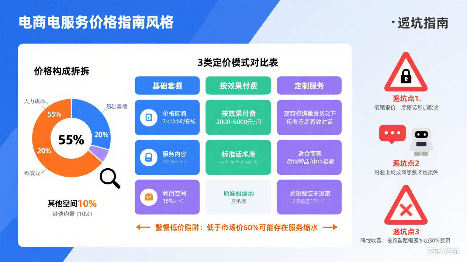 网店托管客服价格怎么样?3 类定价 + 避坑指南
