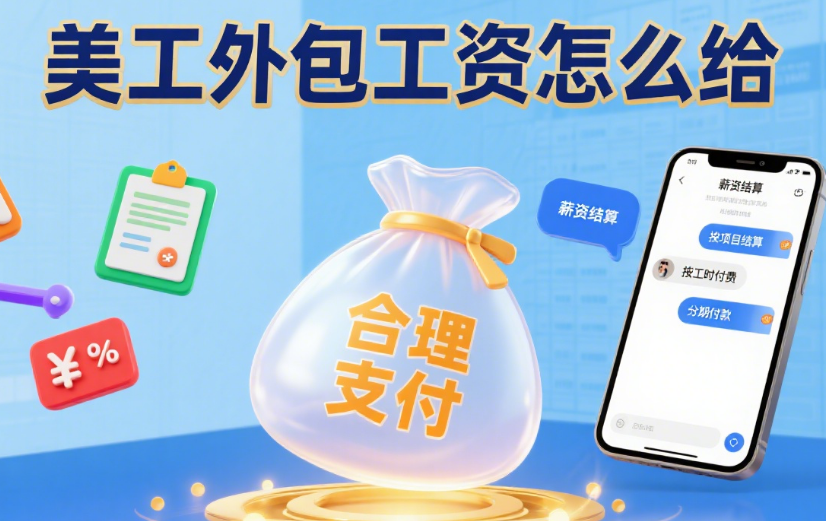 美工外包工资怎么给?3 种付费方式 + 4 个避坑点,钱给得明白不扯皮