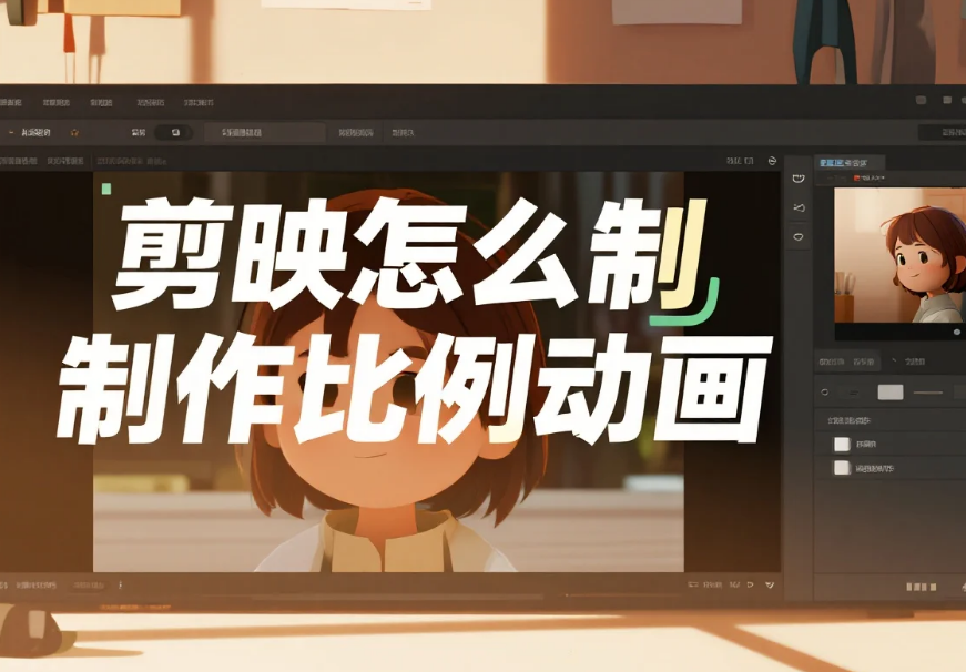 剪映怎么制作比例动画?3步丝滑过渡+4个避坑技巧,新手不踩雷