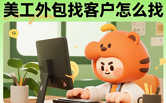 美工外包找客户怎么找好？4类高值渠道+3步筛客法，告别低价内卷