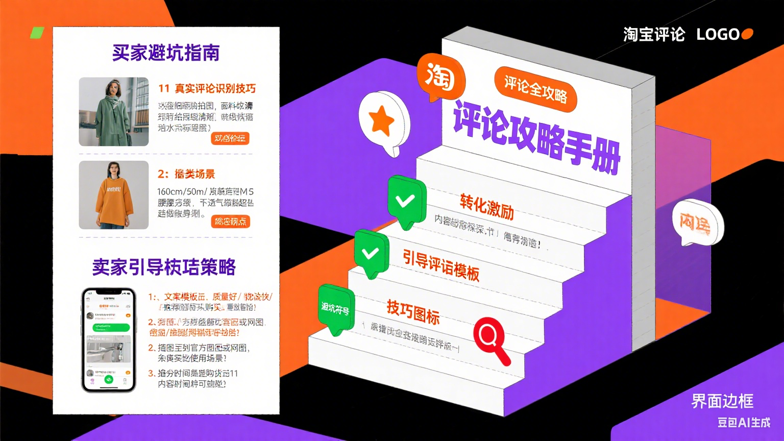 淘宝用户评论怎么看 / 引导?买家避坑 + 卖家转化全攻略