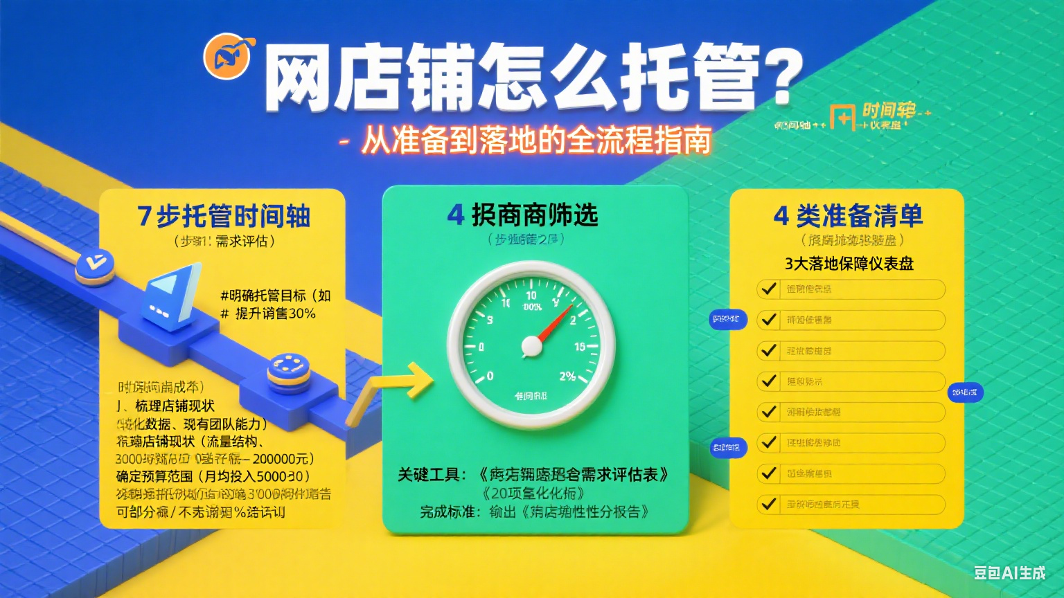 网店铺怎么托管?从准备到落地的全流程指南