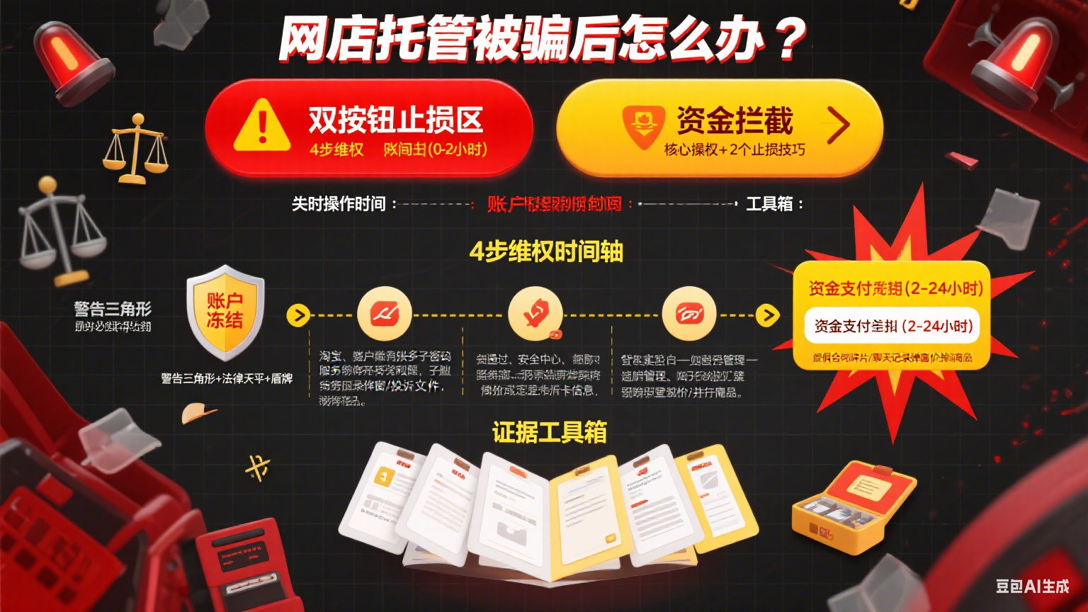 网店托管被骗后怎么办