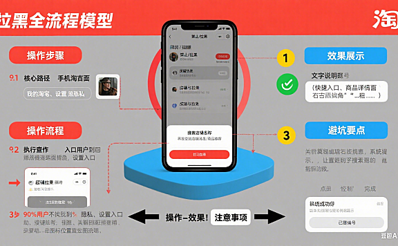 淘宝店铺怎么拉黑？操作流程 + 拉黑后效果 + 避坑指南