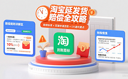 淘宝延迟发货怎么赔偿？规则 + 申请流程 + 维权避坑全攻略