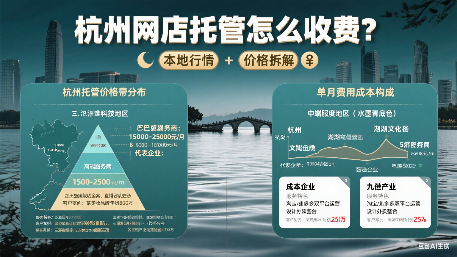 杭州网店托管怎么收费?本地行情 + 价格拆解