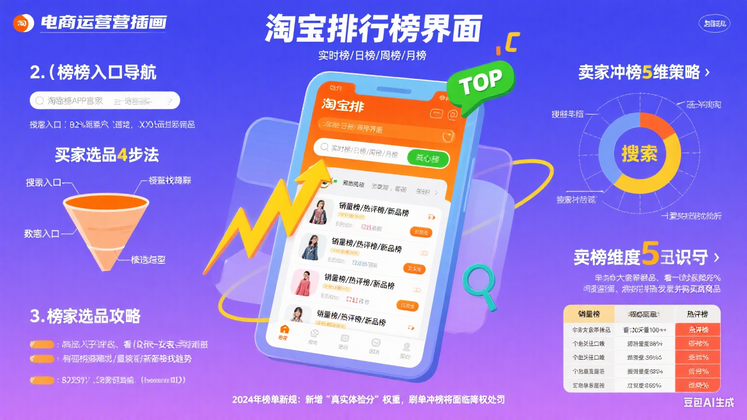 淘宝网排行榜怎么用?买家选品 + 卖家冲榜指南