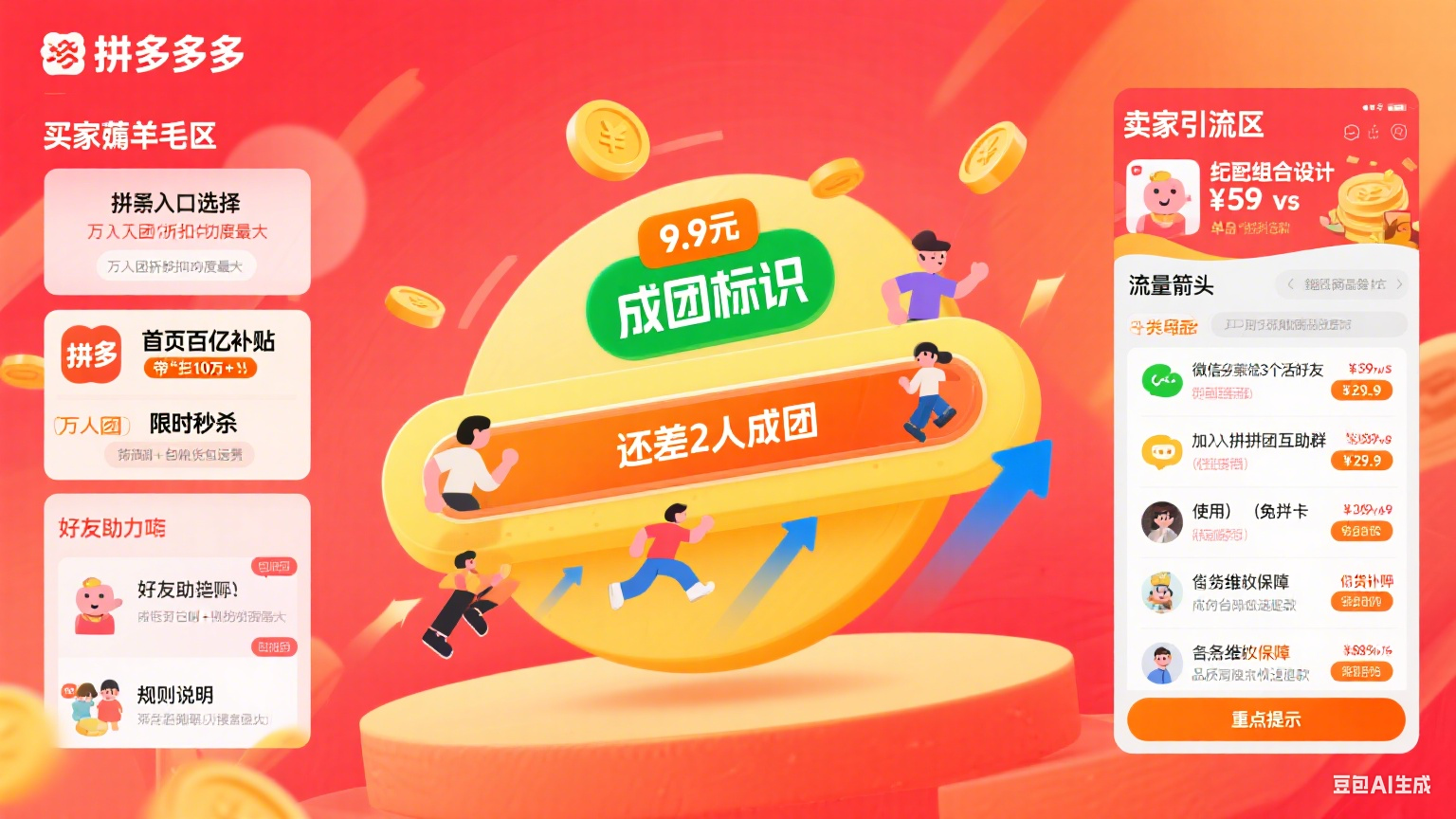 拼多多拼团怎么玩?买家低价薅羊毛 + 卖家引流全攻略