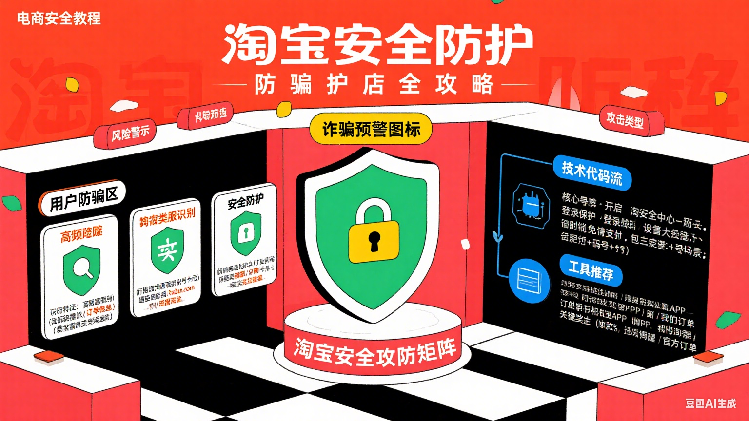 淘宝被攻击?用户防骗 + 商家护店全攻略
