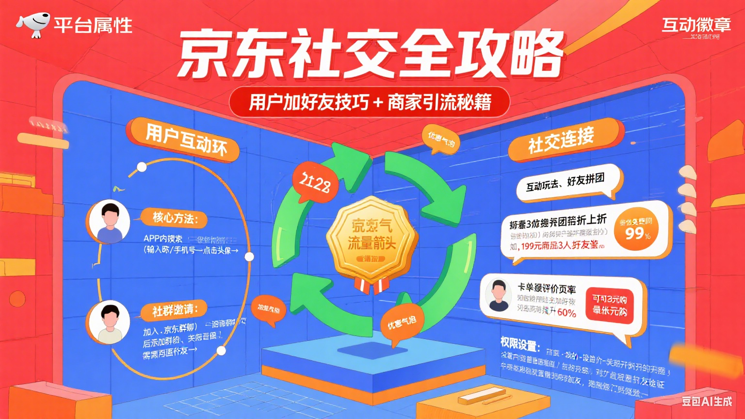 京东怎么加好友?用户互动 + 商家引流全攻略