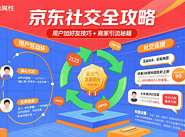 京东怎么加好友？用户互动 + 商家引流全攻略