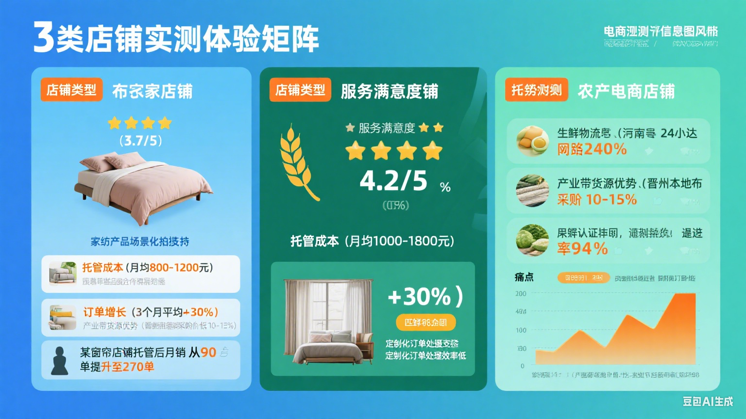 晋州淘宝网店托管怎么样?3 类店铺实测体验