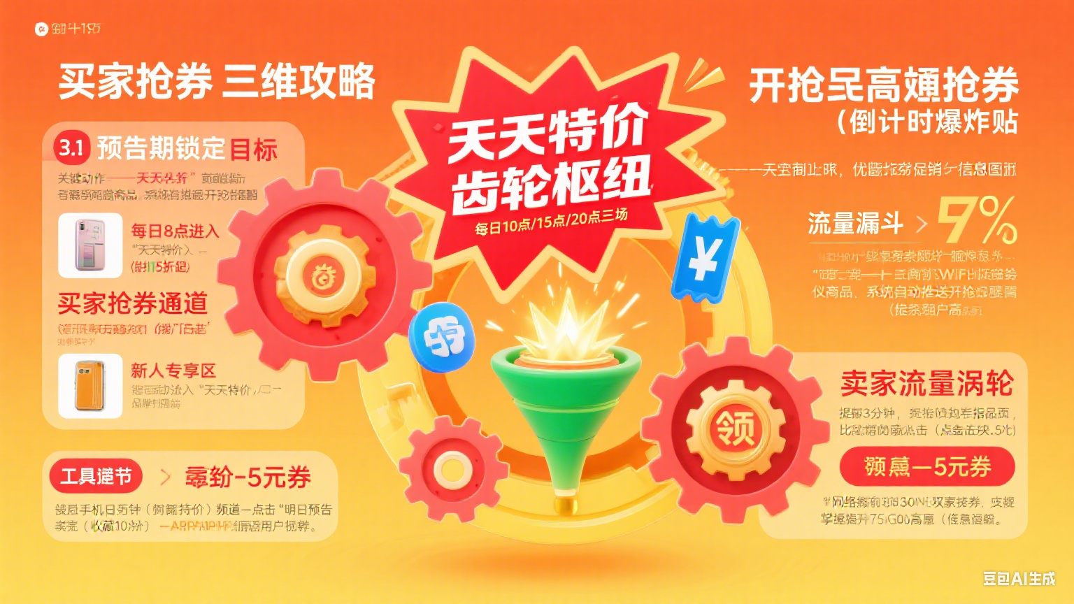 淘宝天天特价预告怎么用?买家抢券 + 卖家引流指南