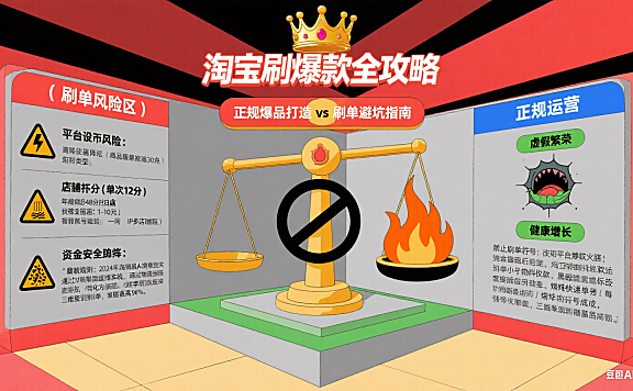 淘宝刷爆款靠谱吗?正规爆品打造 + 避坑全攻略